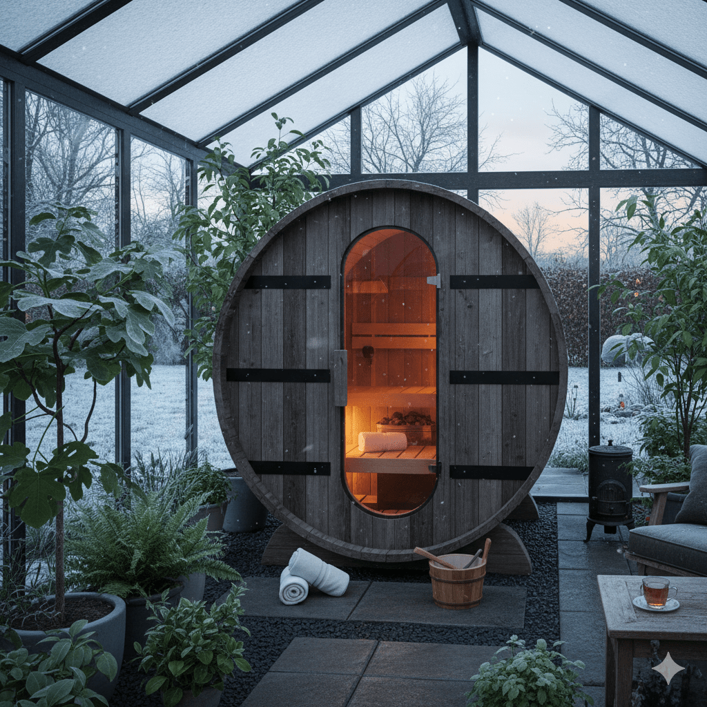 sauna tønde opvarmnings tid